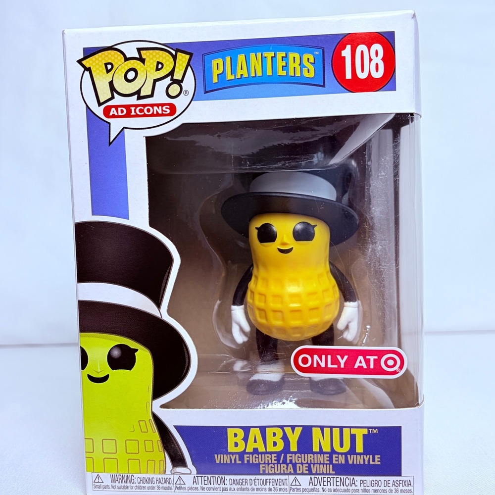 Funko Pop Baby Nut Planters Ad Icons 108 Yellow Target Exclusive Vinyl Figure